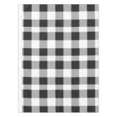 Nappe Buffle noir blanc En vichy vérifier les jours féri (Devant)