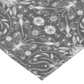 Nappe Bugs, blanc cassé sur noir (Angle)