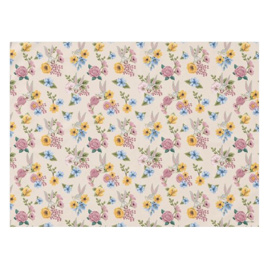 Nappe BUGS BUNNY™ Floral Embroidery Pattern (Devant (Horizontal))