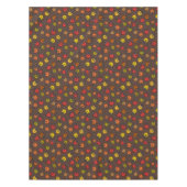 Nappe Bugs colorés sur brun (Devant)