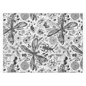 Nappe Bugs de Doodle sur bleu foncé (Devant (Horizontal))