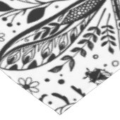 Nappe Bugs de Doodle sur bleu foncé (Angle)