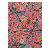 Nappe Bugs de Doodle sur corail rouge (Devant)