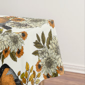 Nappe Bullfinch on autumn floral 2 (In Situ)