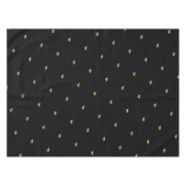 Nappe Bumble noir abeilles mignonnes drôle (Devant (Horizontal))