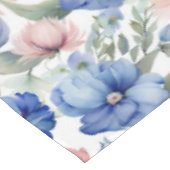 Nappe Bunch de fleurs rose et bleu classique (Angle)