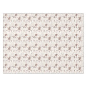 Nappe Bunnies Brown de Pâques sur tan et blanc rayé (Devant (Horizontal))