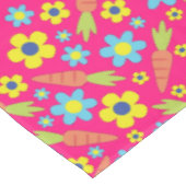 Nappe Bunny Carrot Printemps fête d'anniversaire (Angle)