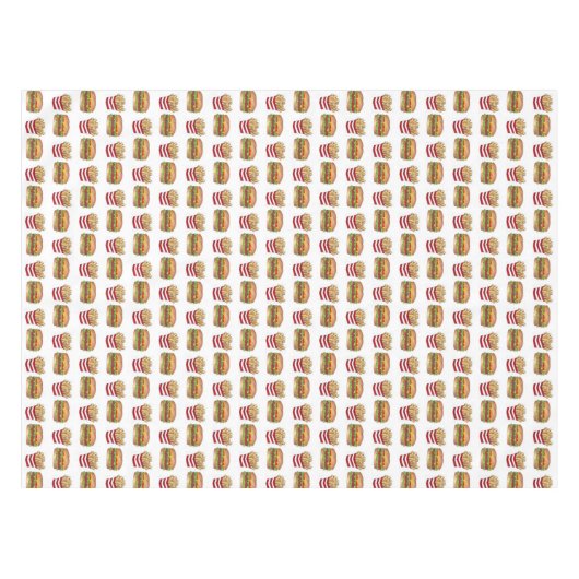 Nappe Burger d'appariement de restauration rapide classi (Devant (Horizontal))