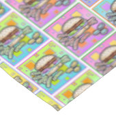 Nappe BURGER POP ART (Hamburger) (Angle)
