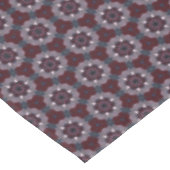 Nappe Burgundy & Gray Floral Painted Quilt (Angle)