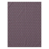 Nappe Burgundy & Gray Floral Painted Quilt (Devant)