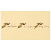 Nappe Butter Yellow Fern & Pine cone Merry Christmas (Devant (Horizontal))