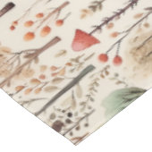 Nappe Cabane Cosy en Bois pour Repas de Famille (Angle)