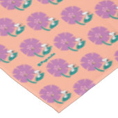 Nappe cacahuètes | Illustration de la nature Fleur pourp (Angle)