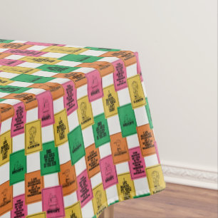 Nappe cacahuètes Motif Colorblock amusant