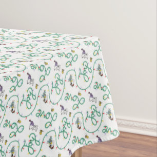 Nappe cacahuètes Motif d'amour de Noël brillant et bri
