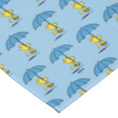 Nappe cacahuètes | Parapluie bleu Woodstock (Angle)