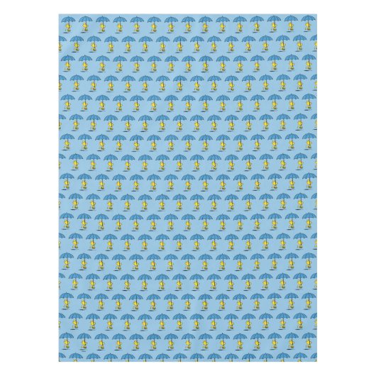 Nappe cacahuètes | Parapluie bleu Woodstock (Devant)