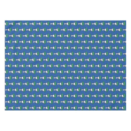 Nappe cacahuètes | Parapluie vert Snoopy (Devant (Horizontal))