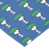 Nappe cacahuètes | Parapluie vert Snoopy (Angle)