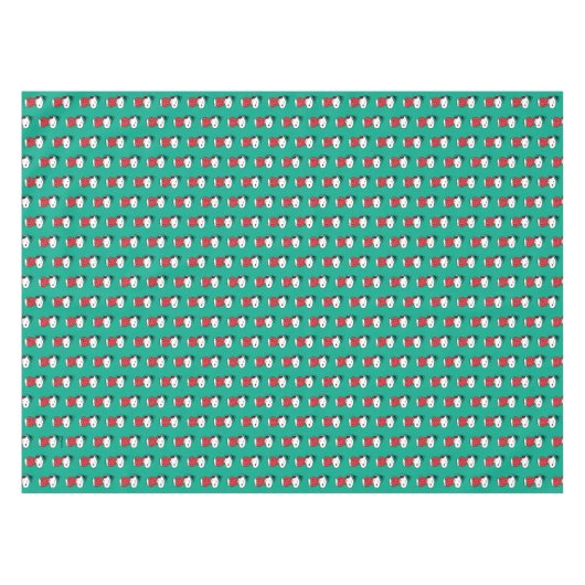 Nappe cacahuètes | Snoopy Chat d'hiver et Casquette (Devant (Horizontal))