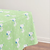 Nappe cacahuètes | Snoopy Green Deco Dreams Motif (In Situ)