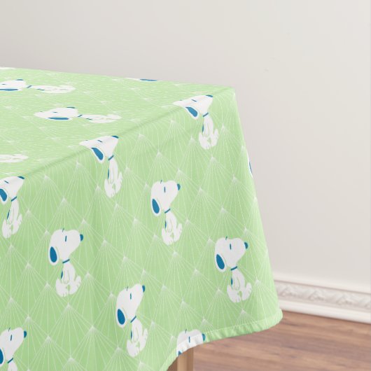Nappe cacahuètes | Snoopy Green Deco Dreams Motif (In Situ)