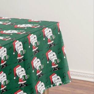 Nappe cacahuètes Snoopy Santa Claus Accordian