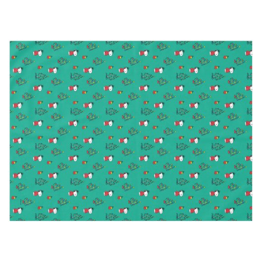 Nappe cacahuètes | Snoopy & Woodstock Motif de Noël (Devant (Horizontal))