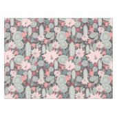 Nappe Cactus Et Plantes Succulents En Motif De Monnaie R (Devant (Horizontal))