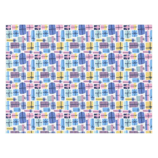 Nappe cadeau Blue Party (Devant (Horizontal))