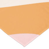 Nappe Cadeau de Fête de Fiançailles Rétro Rose et Orange (Angle)