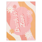 Nappe Cadeau de Fête de Fille d'Honneur Rétro Rose & Ora (Devant)