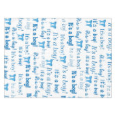 Nappe Cadeau fait sur commande infantile de belle douche (Devant (Horizontal))