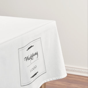 Nappe Cadeau Personnalisé Élégant de Mariage Moderne sur