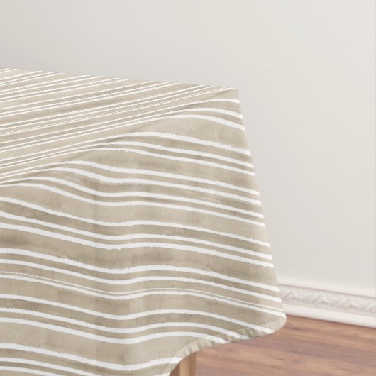 Nappe Cadeau rayé diagonal simple et élégant de taupe de (In Situ)