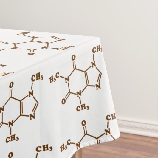 Nappe Café caféine Formule chimique moléculaire (In Situ)