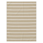 Nappe Café Latte White Pinstripe (Devant)