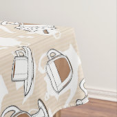 Nappe Café, motif doux (In Situ)