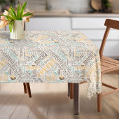 Nappe Café sur Burlap Word Cloud Turquoise ID283