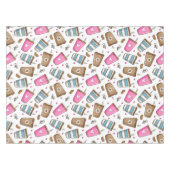 Nappe Cafés, Haricots, Coeurs, Amateur De Café (Devant (Horizontal))
