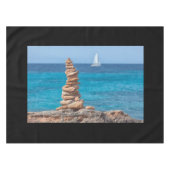 Nappe Cairn à la mer Méditerranée (Devant (Horizontal))
