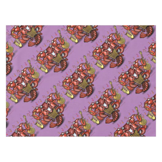 Nappe Cajun Crawfish Band (Devant (Horizontal))