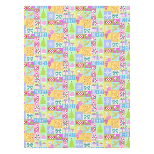 Nappe Calendrier de Noël (Devant)