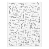 Nappe Calligraphie Fruit de l'Esprit  (Devant)