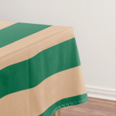 Nappe Camel Beige & Classic Green Stripe (In Situ)
