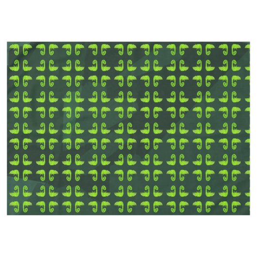 Nappe Caméléon vert mignon (Devant (Horizontal))