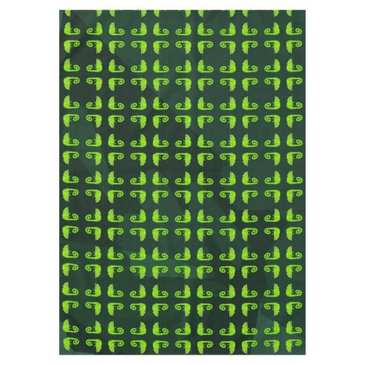 Nappe Caméléon vert mignon (Devant)