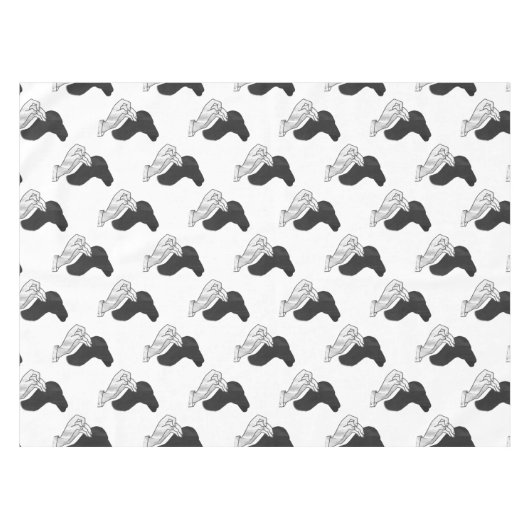 Nappe Camion Silhouette à la main (Devant (Horizontal))